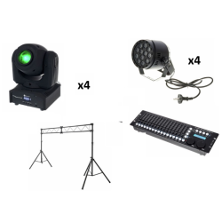 Pack Lumière Contrôlable - Location Éclairage DMX Professionnel