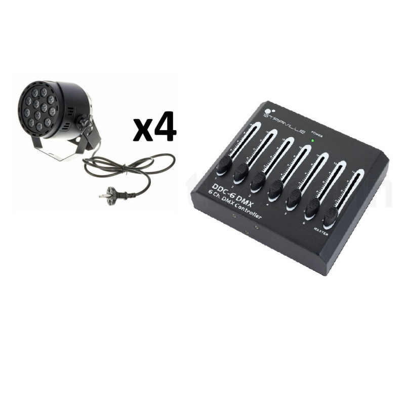 Pack Ambiance Éclairage - Location Éclairage DMX et PAR LED