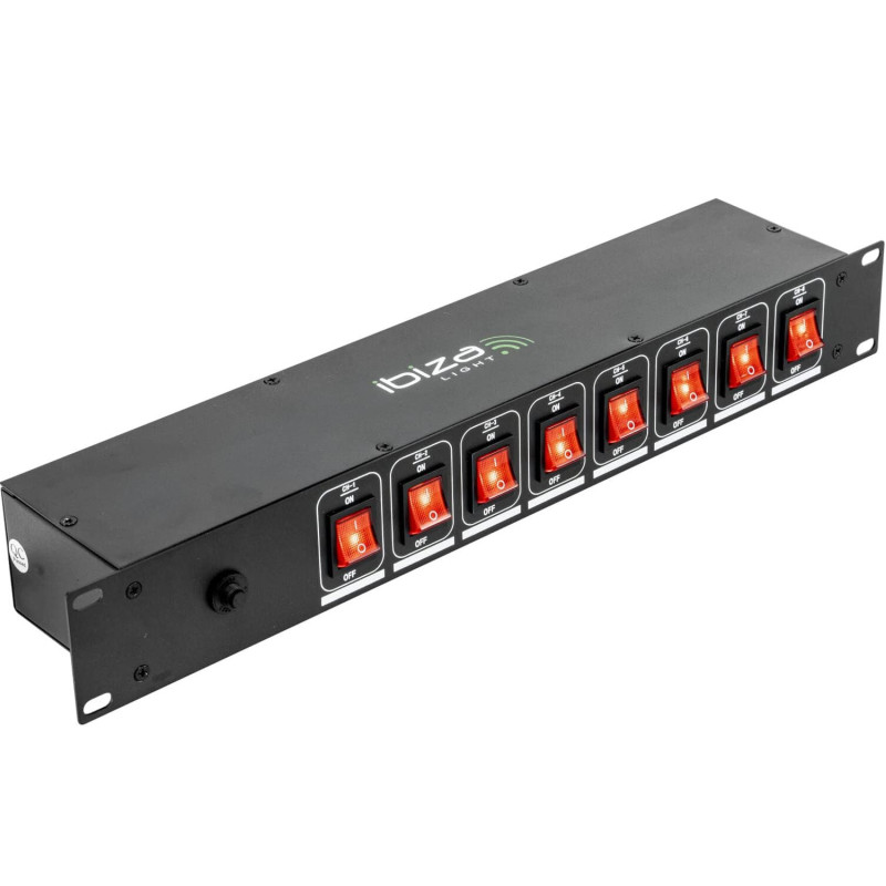 Location Dispatching 8 prises - Multiprise rackable son et éclairage