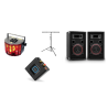 Pack Sono Mobile - Location Enceintes 400W Bluetooth et jeu de lumière