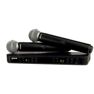 Location Shure BLX288 / Beta 58A - Pack 2 micros sans fil pro à Cholet