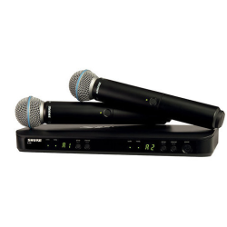 Location Shure BLX288 / Beta 58A - Pack 2 micros sans fil pro à Cholet